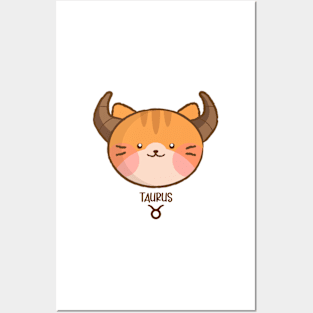 Taurus Cat Posters and Art